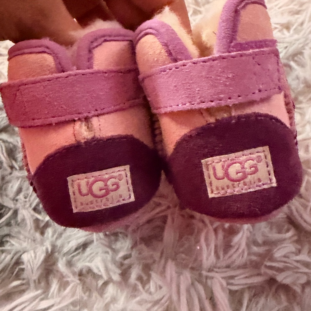 UGG Baby Shoes in Pink and Purple